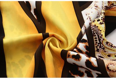 Blusa Estilo Occidental con Estampado Leopardo y Contraste de Colores para Mujer - Image 7