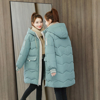 Chaqueta Acolchada Larga para Mujer - Calidez y Estilo - Image 24
