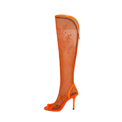 Botas Sandalias Over The Knee Tallas Grandes - Estilo Pasarela para Mujer - Image 12
