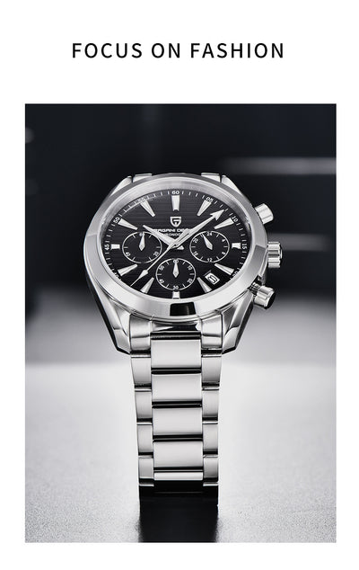 Reloj Cronógrafo de Cuarzo para Hombre Resistente al Agua - Image 9