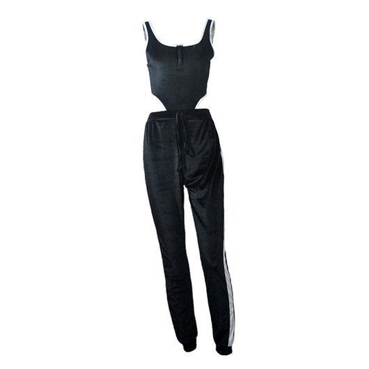 Jumpsuit sin mangas con cutouts y cierre frontal - Image 15