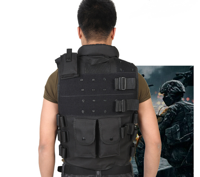 Chaleco Táctico Militar Negro para Hombre - Caza y Operaciones - Image 8