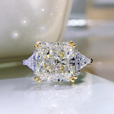 Anillo de Diamante Carbono Alto Estilo Europeo Americano - Image 6