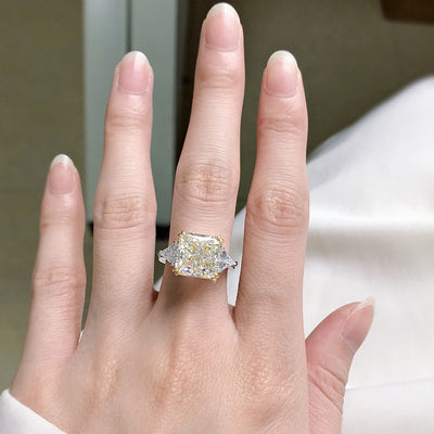 Anillo de Diamante Carbono Alto Estilo Europeo Americano - Image 13