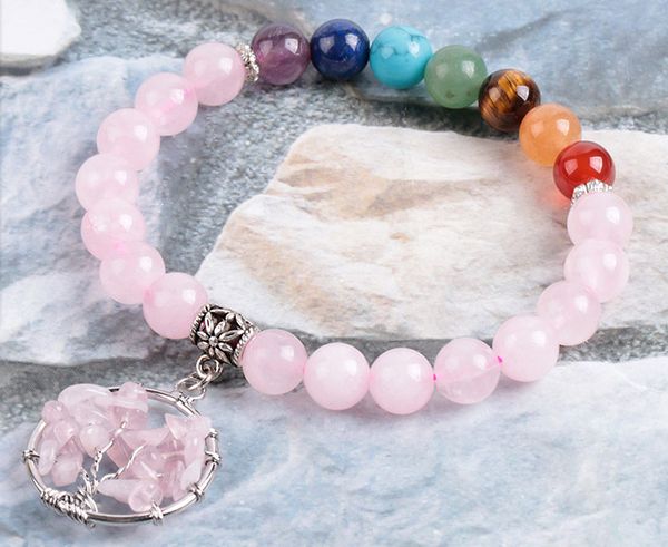 Pulsera de Cristal con Cuentas Brillantes