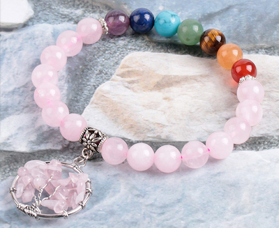 Pulsera de Cristal con Cuentas Brillantes - Image 2