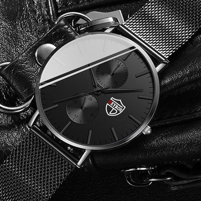 Reloj de Hombre Elegante con Malla Chapada al Vacío - Image 21