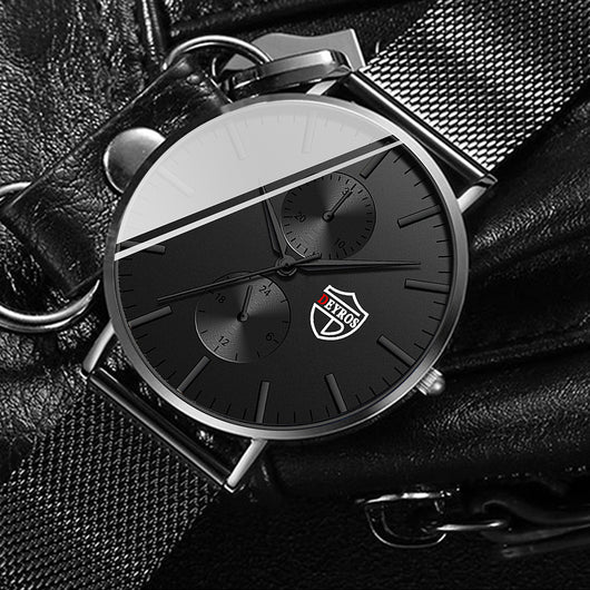 Reloj de Hombre Elegante con Malla Chapada al Vacío - Image 21