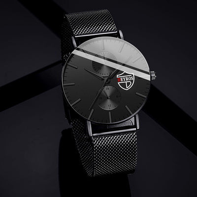 Reloj de Hombre Elegante con Malla Chapada al Vacío - Image 29