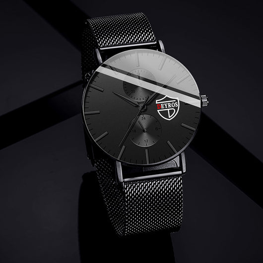 Reloj de Hombre Elegante con Malla Chapada al Vacío - Image 29