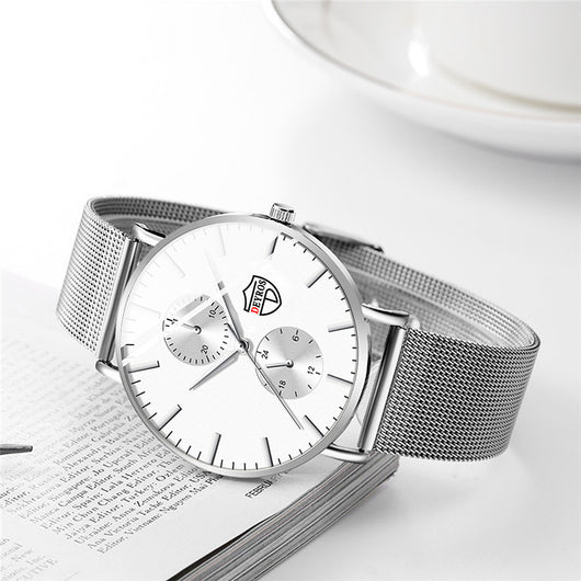Reloj de Hombre Elegante con Malla Chapada al Vacío - Image 32