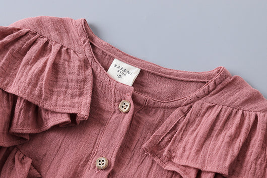 Conjunto Infantil Básico: Camisa Sólida y Jeans - Image 12