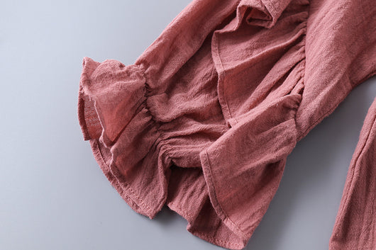 Conjunto Infantil Básico: Camisa Sólida y Jeans - Image 14