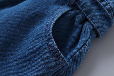 Conjunto Infantil Básico: Camisa Sólida y Jeans - Image 21