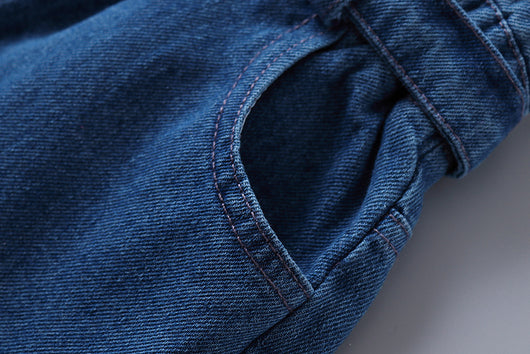 Conjunto Infantil Básico: Camisa Sólida y Jeans - Image 21