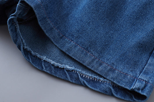Conjunto Infantil Básico: Camisa Sólida y Jeans - Image 23