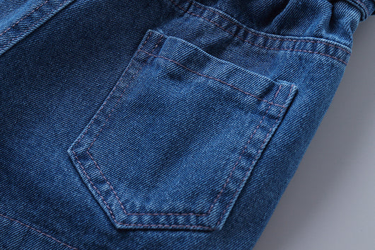 Conjunto Infantil Básico: Camisa Sólida y Jeans - Image 25
