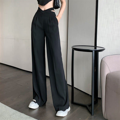 Pantalones Anchos Mujer Verano Talle Alto Tejido Calado - Image 8
