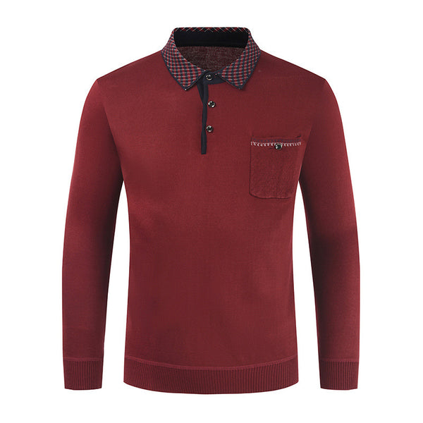 Chaqueta Tipo Camisa para Hombre Otoño Invierno - Estilo Coreano con Cuello Solapa