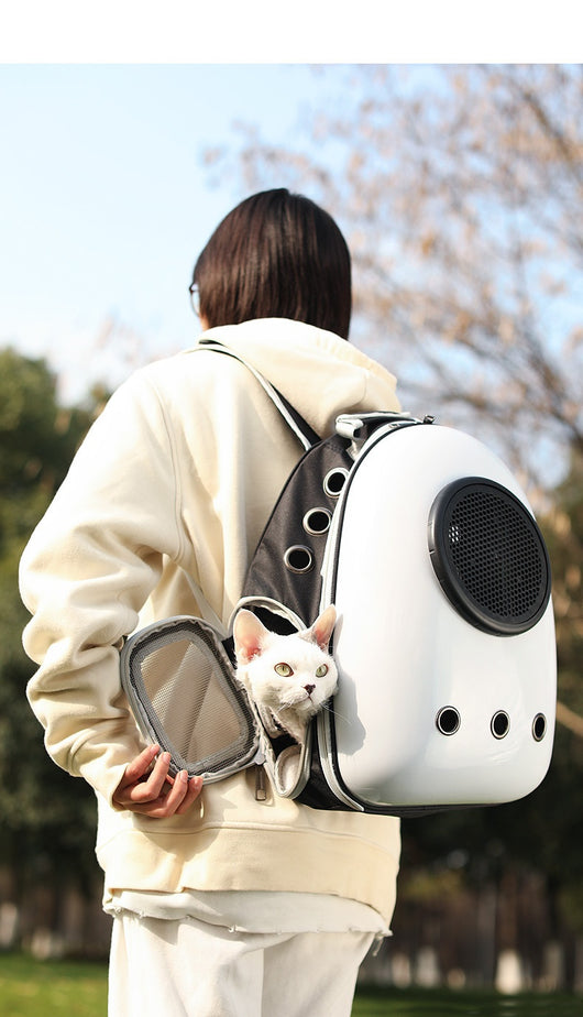 Mochila Transportadora Lateral para Gatos - Gran Capacidad - Image 7
