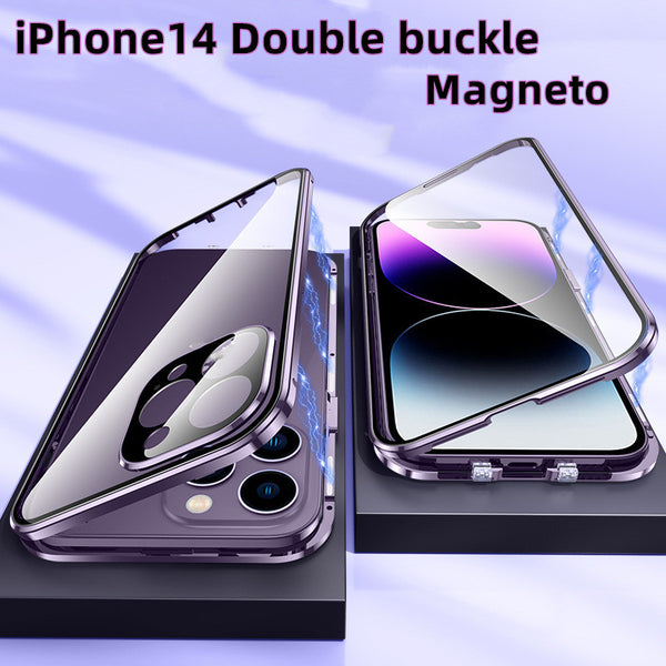 Funda Magnética Doble Vidrio Templado con Cierre de Seguridad