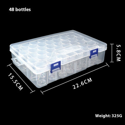 Caja de Almacenamiento Organizadora para Pintura de Diamantes con Botellas Plásticas - Image 7