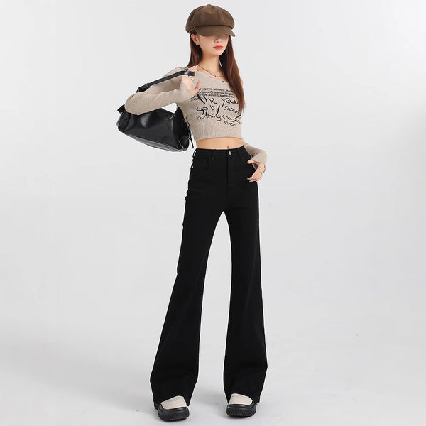 Pantalón Flare Elástico Slim Fit - Comodidad y Estilo