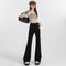 Pantalón Flare Elástico Slim Fit - Comodidad y Estilo