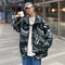 Chaqueta Tie Dye con Cuello Mao para Hombre