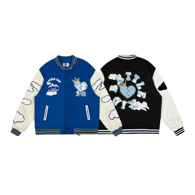Chaqueta Hip Hop Urbana con Bordados Estilo Americano - Image 10