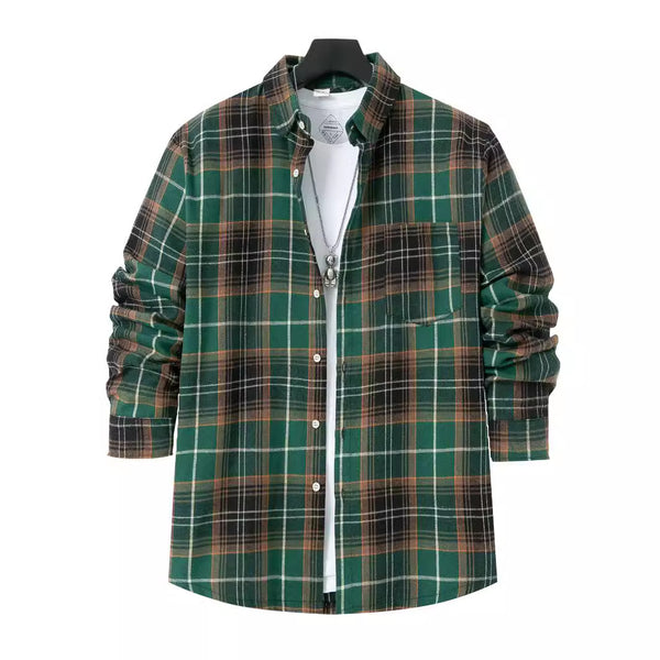 Camisa Casual de Manga Larga para Hombre