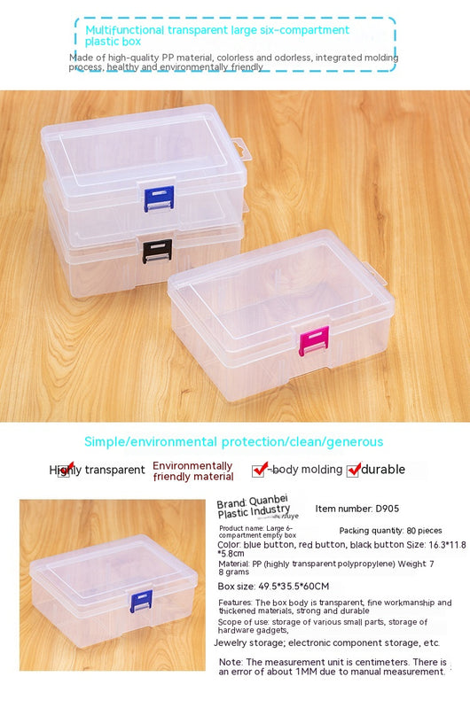 Caja Organizadora de Herrajes Transparente - Image 8