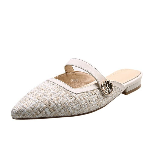 Sandalias y Pantuflas Planas Puntiagudas para Mujer - Image 6