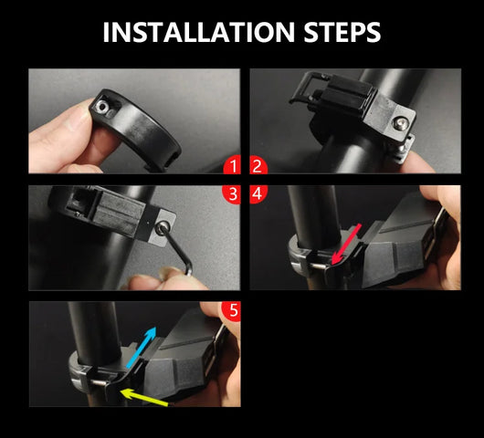 Luz Trasera para Bicicleta USB Recargable - 3 Colores - Image 14