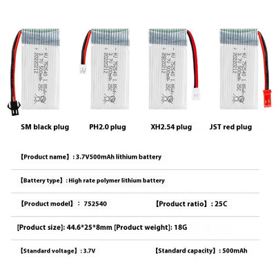 Batería para Dron X5C 37V 500mAh - Rendimiento Máximo - Image 2