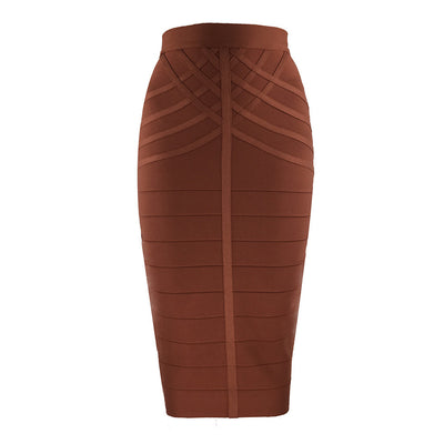 Falda Bandage Cintura Alta Rayas con Diseño Ajustado - Image 14