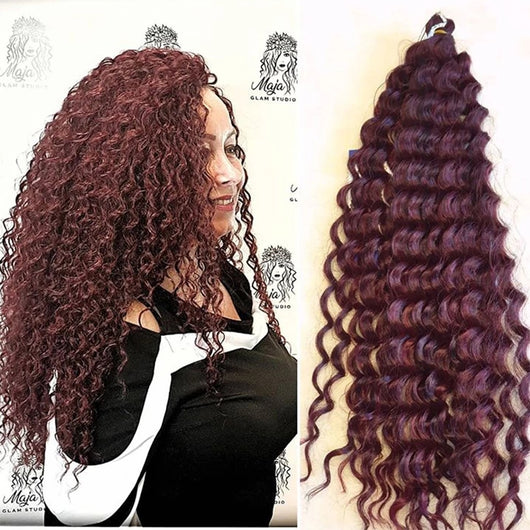 Peluca Fibra Química Ondas Profundas 20 Pulgadas - Image 3