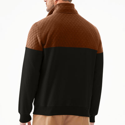 Sudadera con Capucha Color Block Casual para Hombre - Image 11