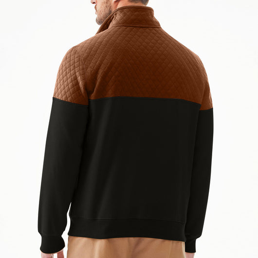 Sudadera con Capucha Color Block Casual para Hombre - Image 11