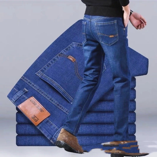 Jeans Hombre Corte Recto Cintura Media Holgado - Image 6