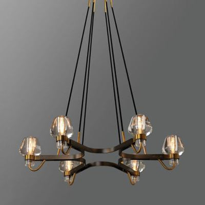 Lámpara Colgante de Cobre y Cristal - Diseño Moderno y Elegante - Image 11