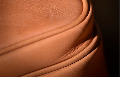 Cartera de Cuero Curtido al Natural con Múltiples Compartimentos para Hombre - Image 6