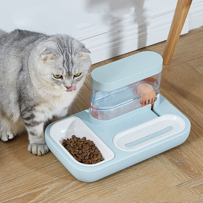 Comedero y Bebedero Automático Antivuelco para Gatos - Image 13
