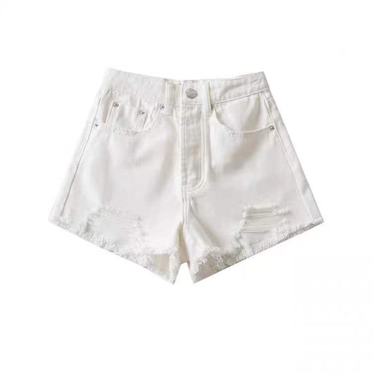Shorts de Mezclilla Cintura Alta Elásticos Ajustados Efecto Reductor - Image 9