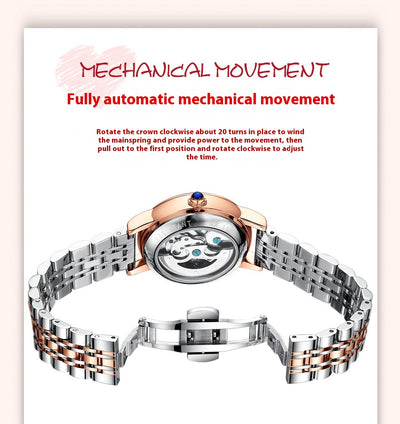 Reloj Mecánico Automático Hueco Diamond con Resistencia al Agua - Image 13