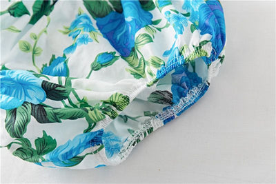Vestido Infantil de Algodón con Volantes y Estampado Floral - Image 17