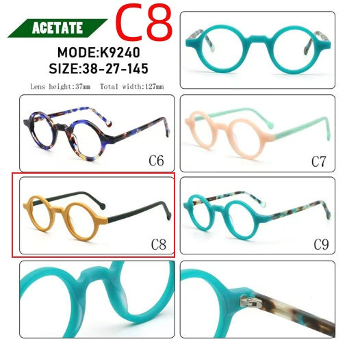 Gafas Retro Anti Luz Azul con Marco de Acetato - Image 6