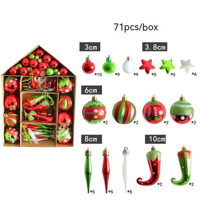 Set de Esferas Navideñas Coloridas para Árbol de Navidad - Image 7