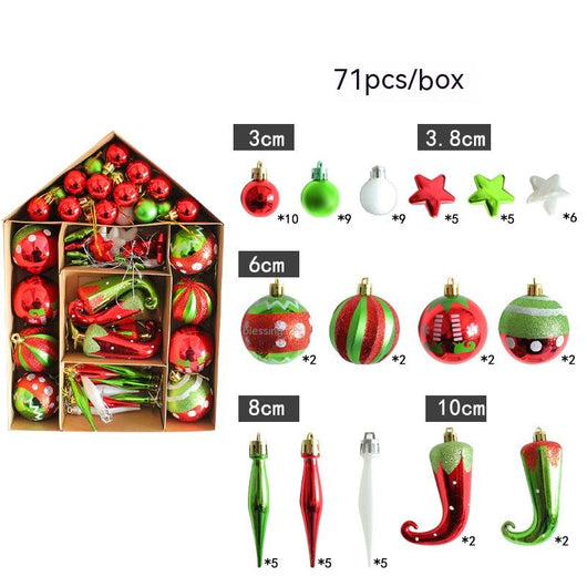 Set de Esferas Navideñas Coloridas para Árbol de Navidad - Image 7