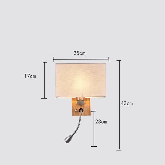 Luces LED para Cabecera de Cama - Diseño Moderno en Madera para Hoteles y Dormitorios - Image 8